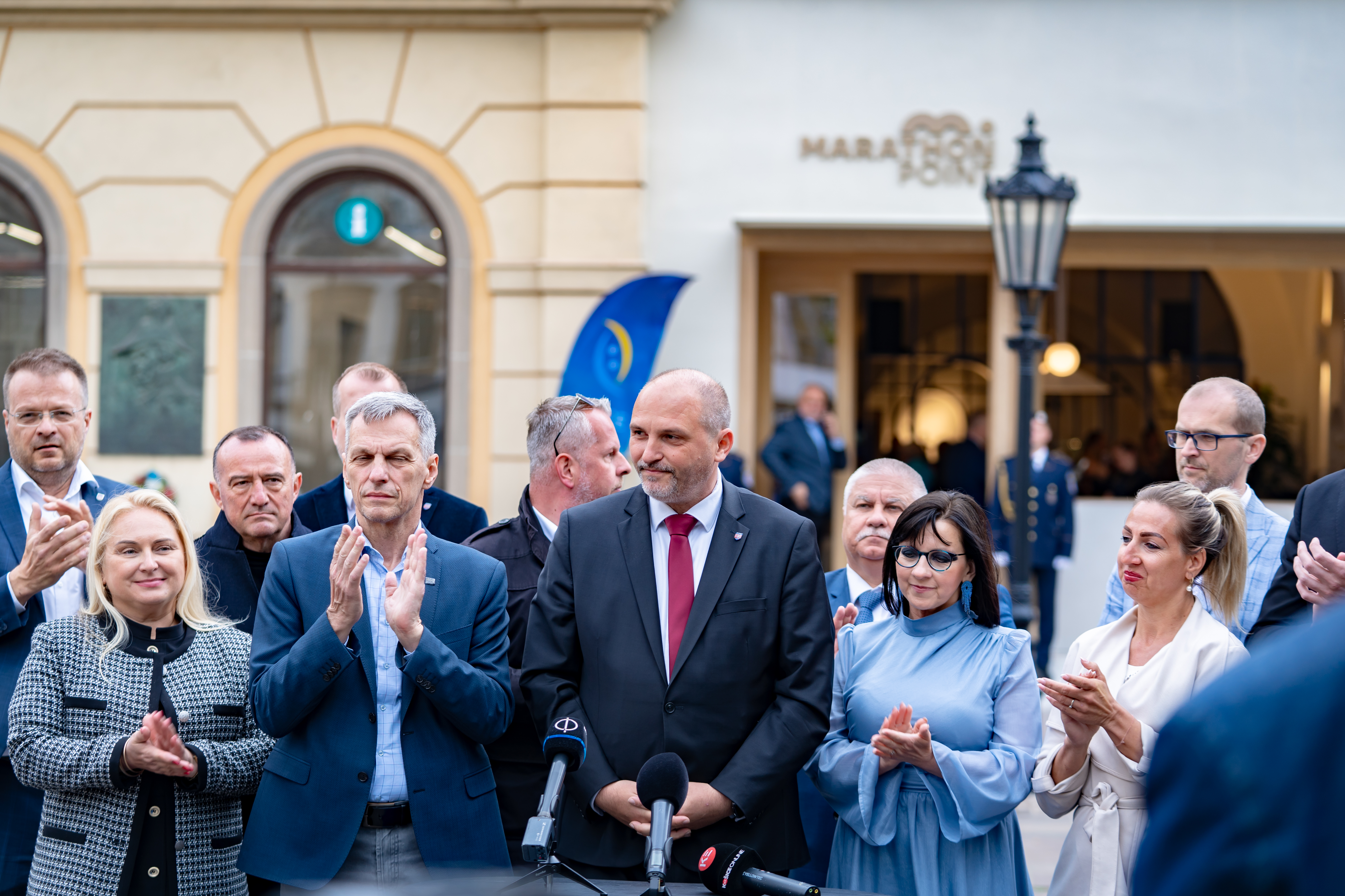 Slavnostne otvorenie stalej expozicie Medzinarodneho maratonu mieru-36